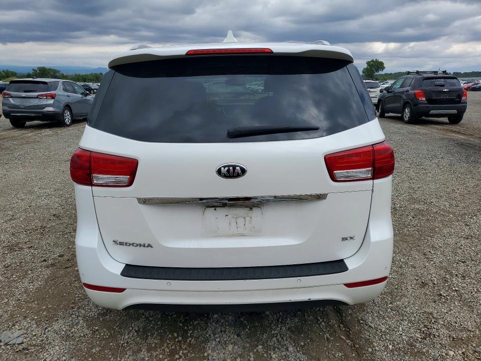 2018 Kia SEDONA VIN KNDMC5C14J6372370 COPART salvage auction — FRONT END, Ca - Salvage Certificate, sold $4,450 on 2026-07-17 (photo 6)