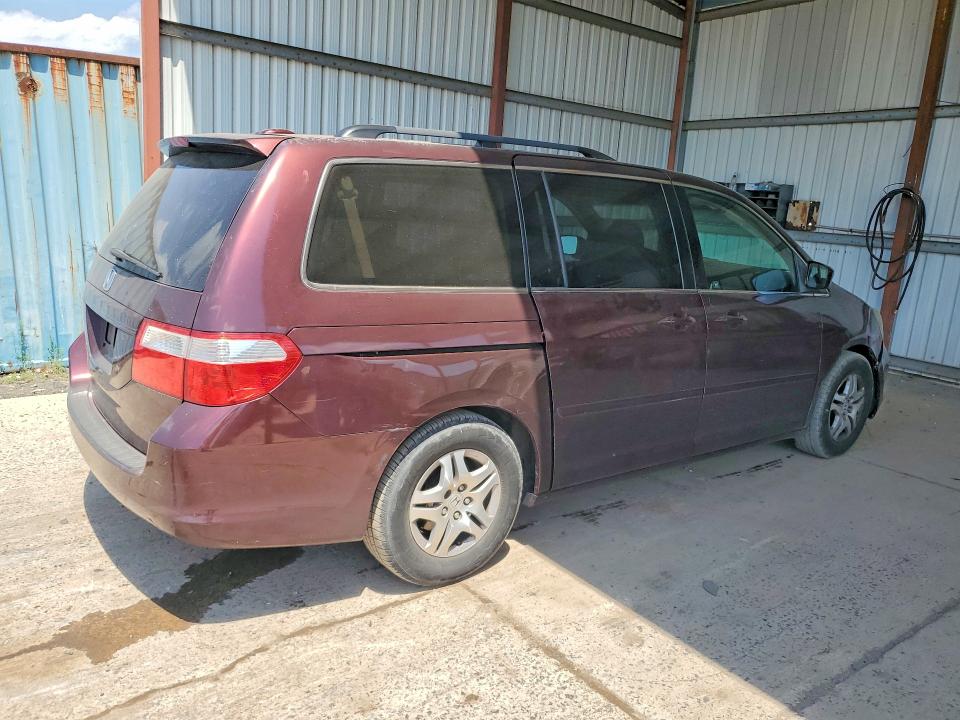 2007 Honda Odyssey VIN 5FNRL38767B111407 COPART salvage auction — FRONT END, In - Certificate Of Title, sold $500 on 2026-07-19 (photo 3)