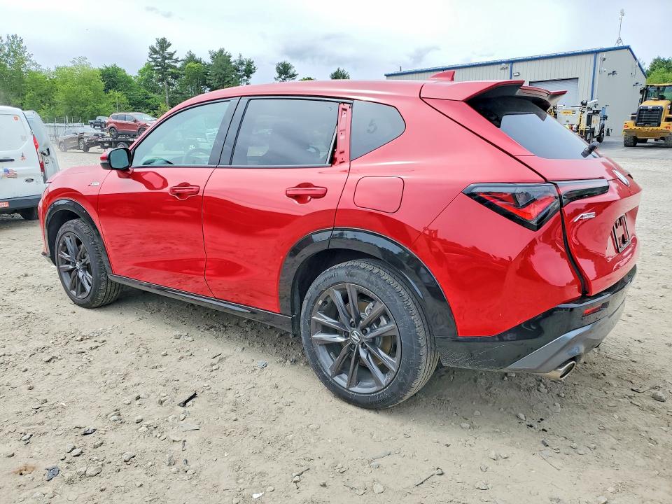 2025 Acura Adx VIN 3HDSA2H56SM712125 COPART salvage auction — REAR END, Ma - Cert Of Title-Salvage, sold $13,300 on 2026-07-27 (photo 2)