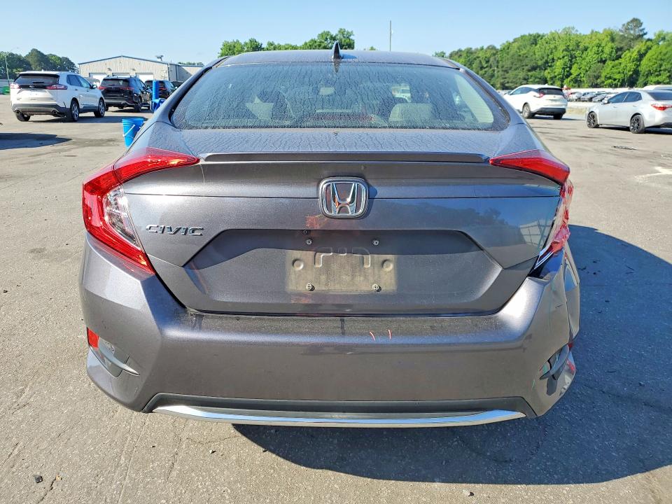 2021 Honda Civic VIN 2HGFC1F76MH702399 COPART salvage auction — REAR END, Nc - Salvage Certificate Of Title, sold $8,500 on 2026-07-02 (photo 6)