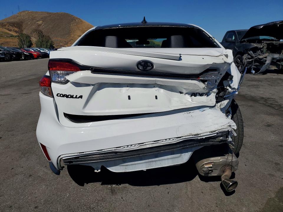 2022 Toyota Corolla VIN 5YFS4MCE0NP135116 COPART salvage auction — REAR END, Ca - Salvage Certificate, sold $4,350 on 2026-07-27 (photo 6)