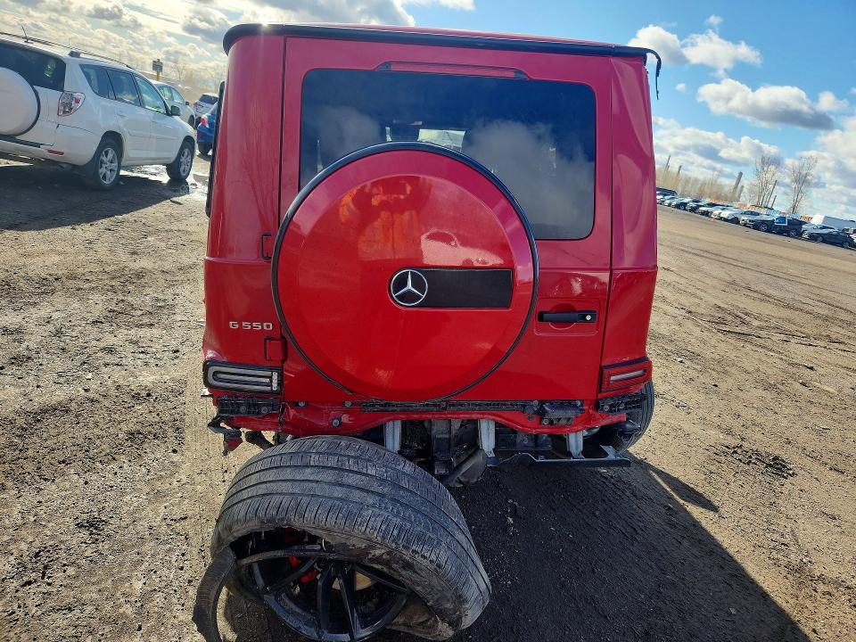 2022 Mercedes-benz G-klasse VIN W1NYC6BJ6NX450908 COPART salvage auction — ALL OVER, ON - PERMIT IRREPAIRABLE, sold $15,450 on 2026-08-11 (photo 6)