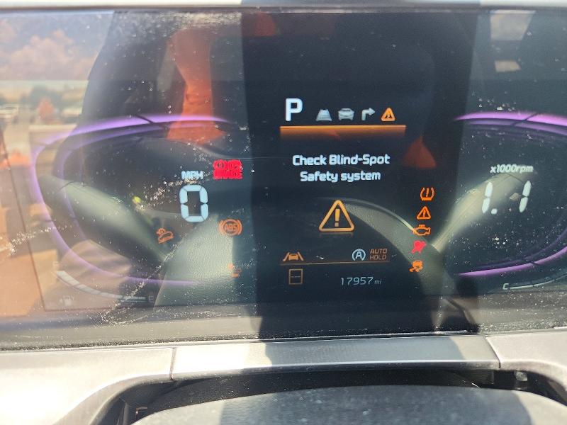 2025 Kia Telluride VIN 5XYP64GC3SG642620 COPART salvage auction — FRONT END, FL - CERT OF TITLE SLVG REBUILDABLE, sold $12,100 on 2026-07-02 (photo 9)