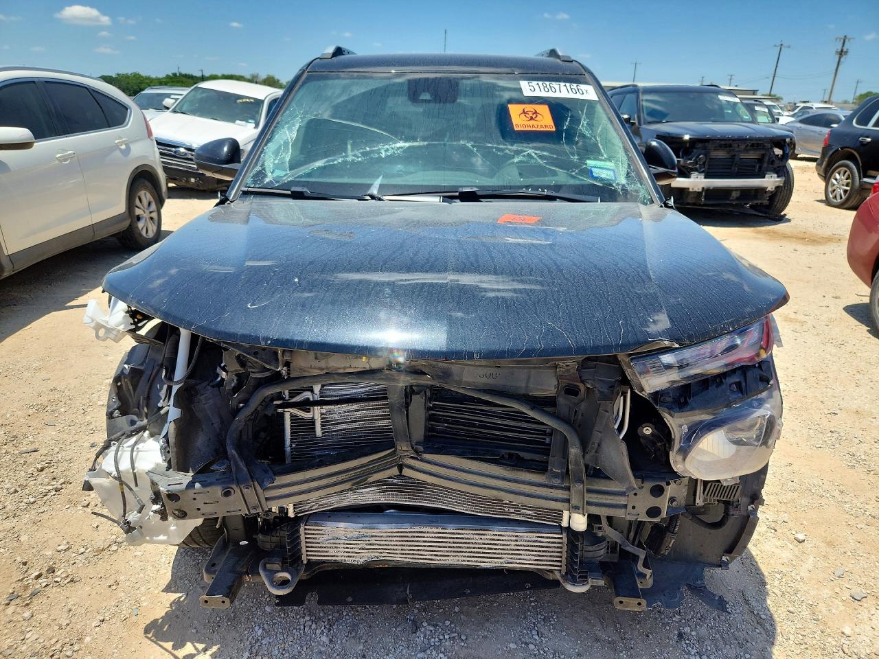 2023 Chevrolet Trailblazer VIN KL79MPSL1PB169774 COPART salvage auction — Front End, TX - SALVAGE VEHICLE TITLE, sold $3,000 on 2026-06-25 (photo 5)