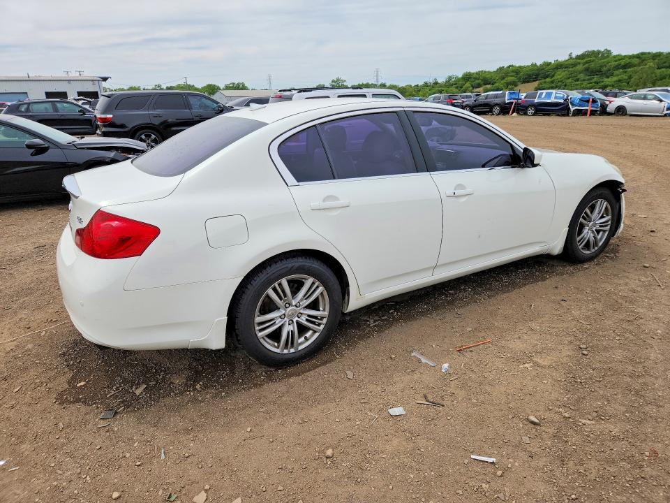 2011 Infiniti G VIN JN1CV6AR4BM412130 COPART salvage auction — FRONT END, Il - Salvage Certificate, sold $1,950 on 2026-07-03 (photo 3)