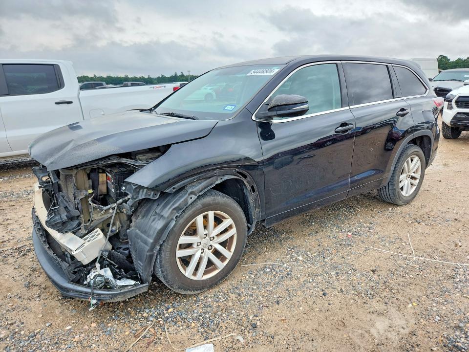 2015 Toyota VIN 5TDZARFH6FS015596 COPART salvage auction — FRONT END, Tx - Salvage Vehicle Title, sold $5,600 on 2026-07-10 (photo 1)