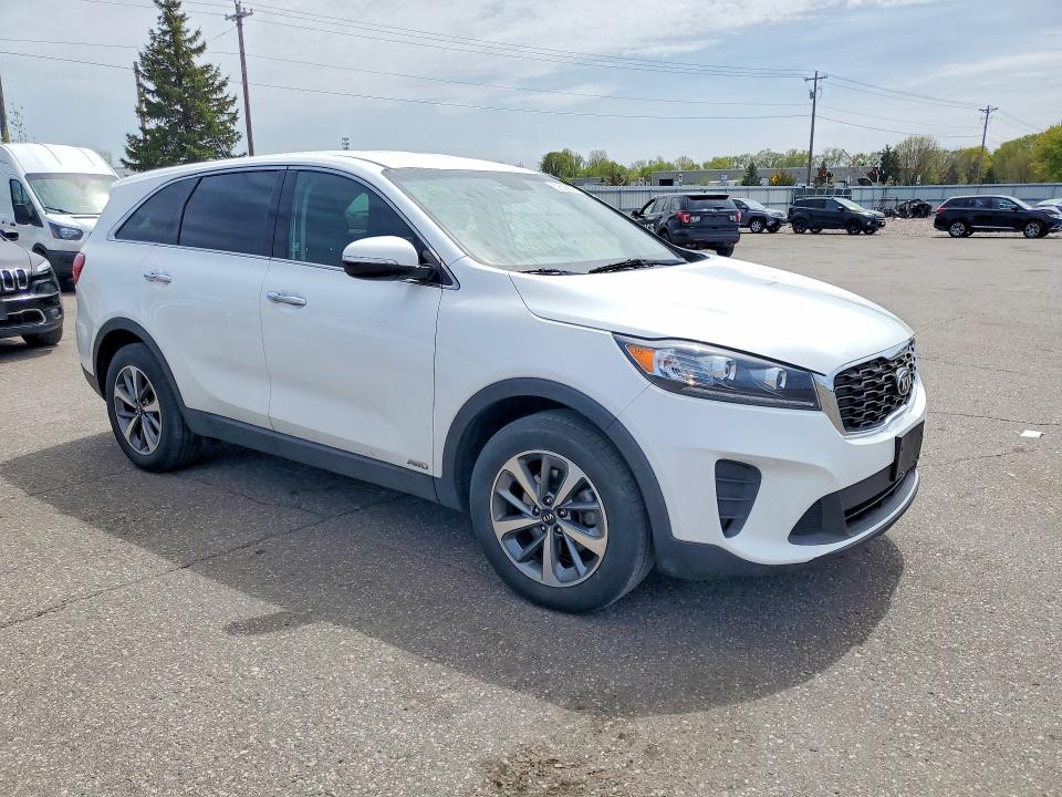 2020 Kia Sorento VIN 5XYPGDA57LG692428 COPART salvage auction — HAIL, Mn - Cert Of Title-Salvage, sold $1,750 on 2026-07-09 (photo 4)