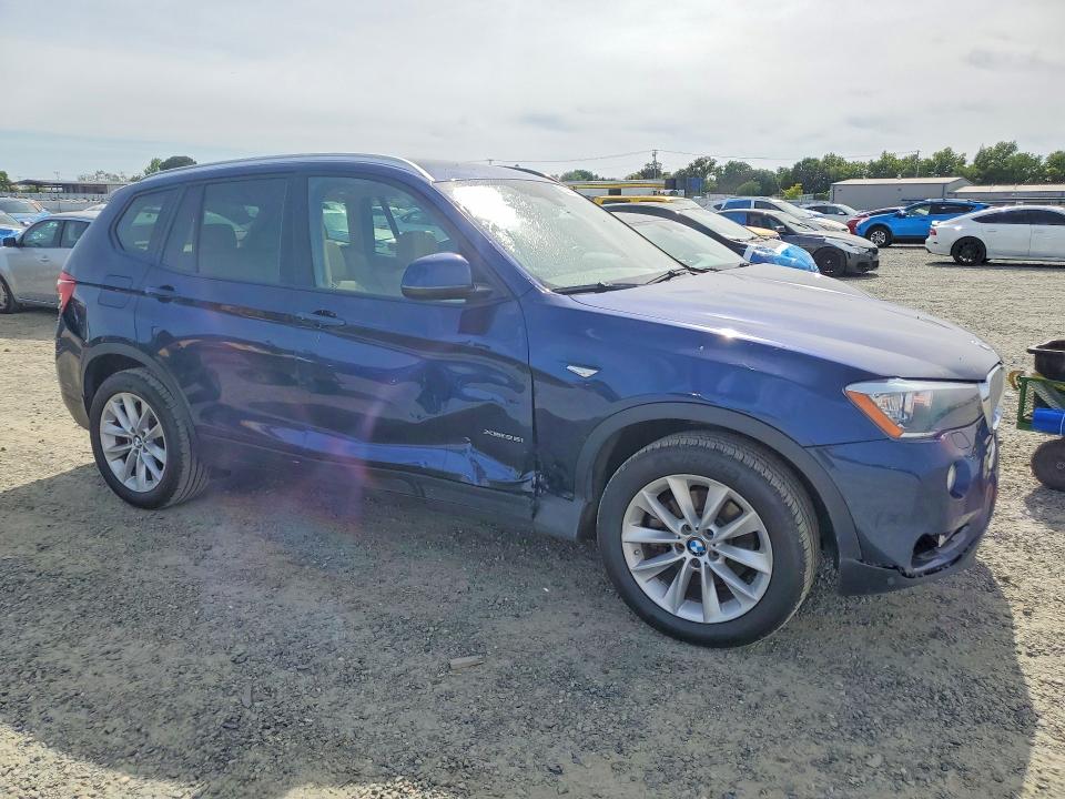 2016 BMW X3 VIN 5UXWX9C55G0D76626 COPART salvage auction — SIDE, Ca - Salvage Certificate, sold $1,900 on 2026-07-02 (photo 4)