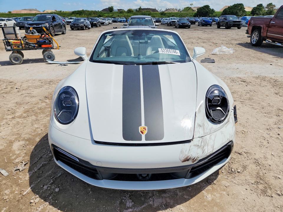 2024 Porsche 911 VIN WP0CA2A96RS238651 COPART salvage auction — REAR END, Nc - Salvage Certificate Of Title, sold $46,000 on 2026-07-23 (photo 5)