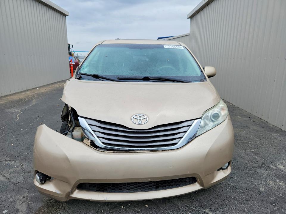 2011 Toyota Sienna VIN 5TDYK3DC5BS131086 COPART salvage auction — FRONT END, CA - SALVAGE CERTIFICATE, sold $2,250 on 2026-07-13 (photo 5)