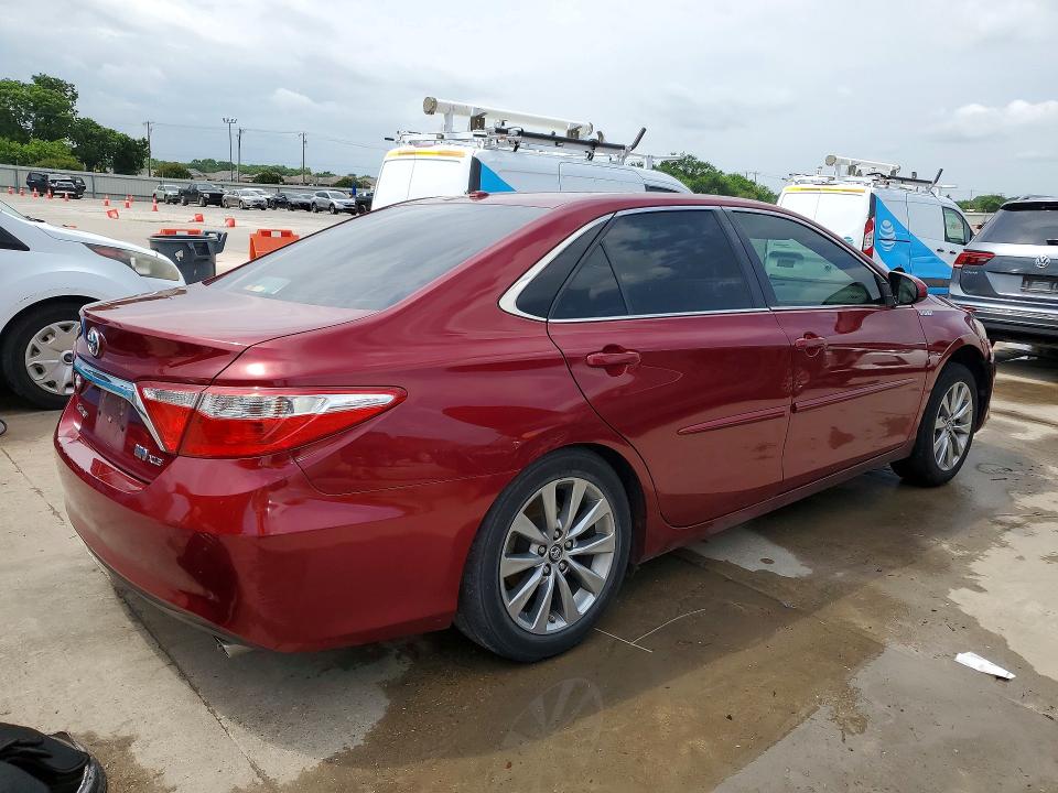 2017 Toyota Camry hybrid VIN 4T1BD1FKXHU221228 COPART salvage auction — REAR END, Tx - Salvage Vehicle Title, sold $475 on 2026-07-09 (photo 3)