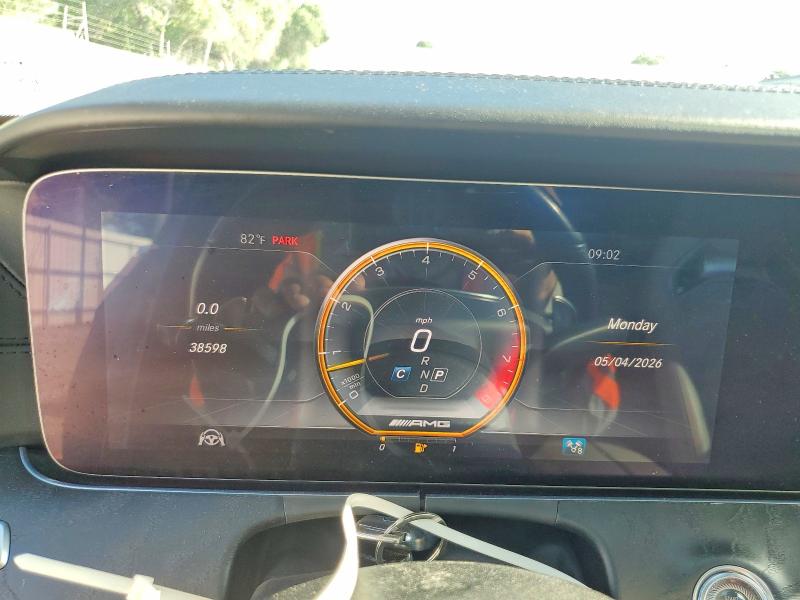 2018 Mercedes-benz E-klasse amg VIN WDDZF8KB8JA458941 COPART salvage auction — MINOR DENT/SCRATCHES, Tx - Certificate Of Title, sold $2,700 on 2026-07-28 (photo 9)