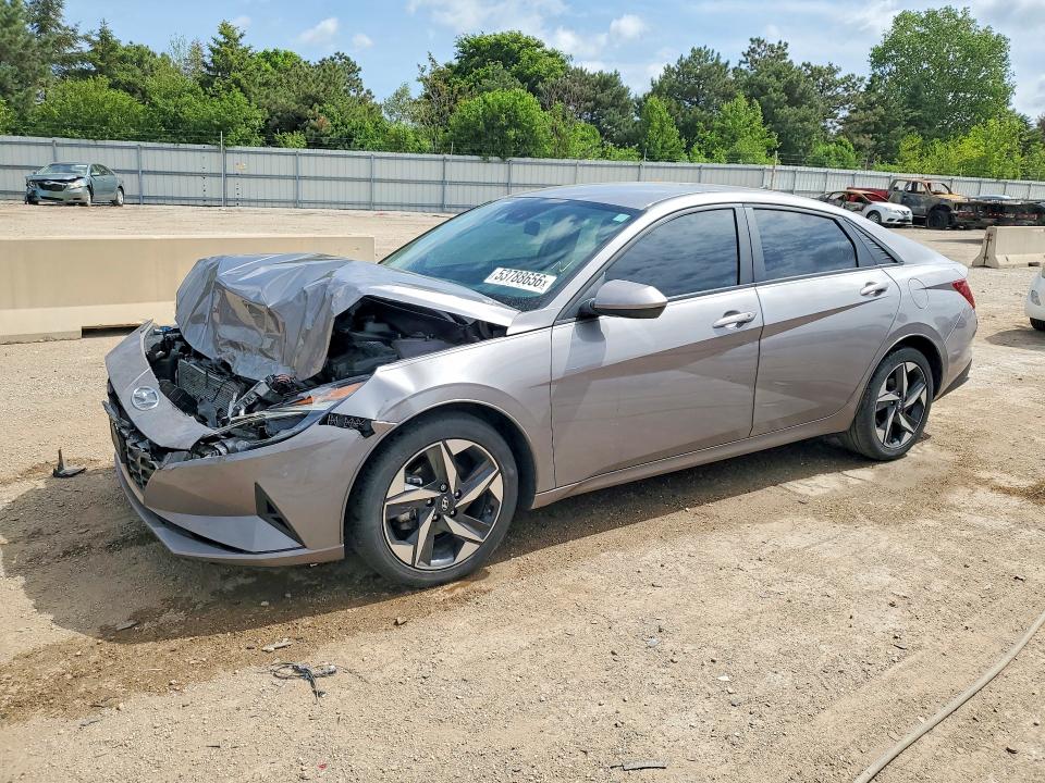 2023 Hyundai Elantra VIN KMHLS4AG4PU596609 COPART salvage auction — FRONT END, IL - SALVAGE CERTIFICATE, sold $3,300 on 2026-07-07 (photo 1)