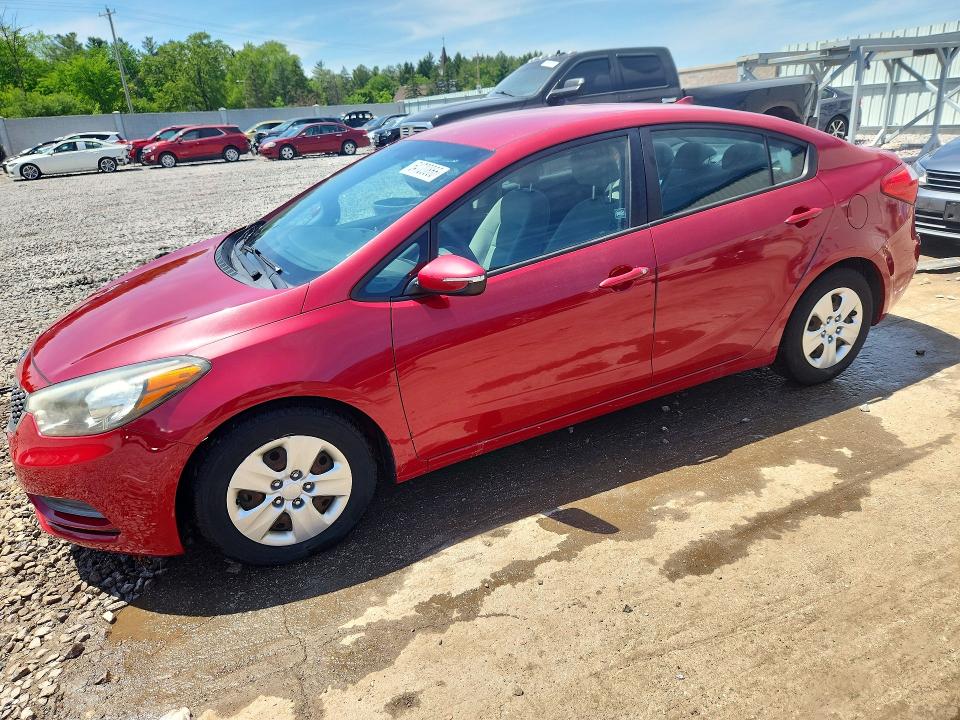 2015 Kia Forte VIN KNAFX4A69F5430277 COPART salvage auction — WATER/FLOOD, Wi - Junked Vehicle Bill Of Sale, sold $850 on 2026-07-06 (photo 1)