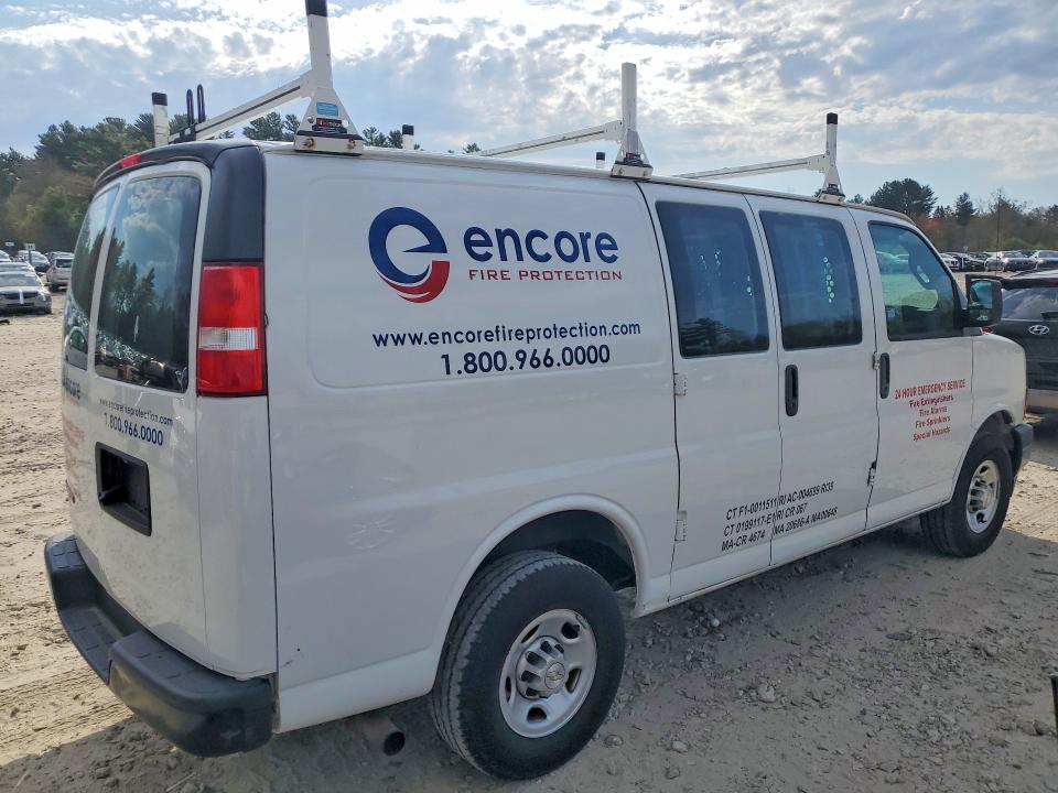 2020 Chevrolet Express VIN 1GCWGAFP8L1275212 COPART salvage auction — MINOR DENT/SCRATCHES, Ma - Cert Of Title-Salvage, sold $3,150 on 2026-07-02 (photo 3)