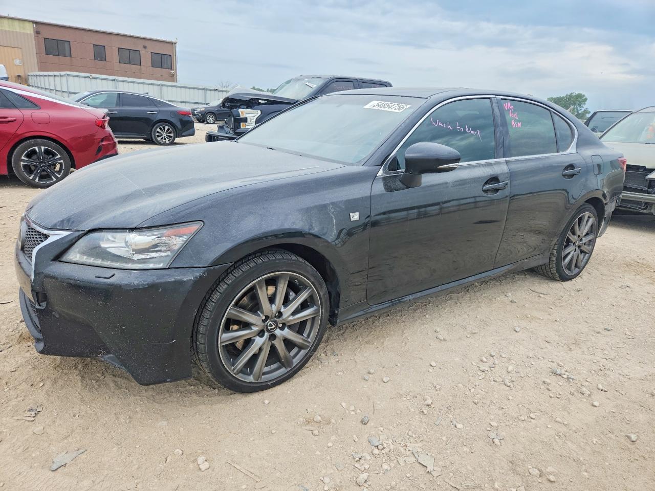 2014 Lexus GS 350 VIN JTHCE1BLXE5023726 COPART salvage auction — Side, MO - SALVAGE CERTIFICATE OF TITLE, sold $1,400 on 2026-07-09 (photo 1)