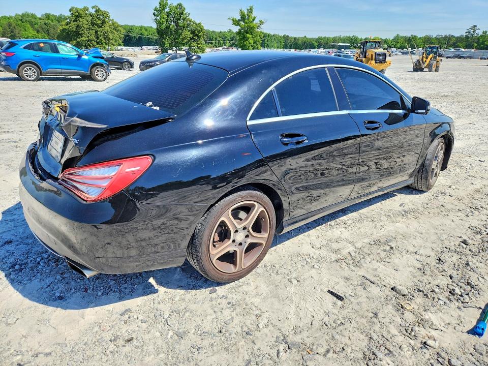 2014 Mercedes-benz Cla-klasse VIN WDDSJ4GB0EN121695 COPART salvage auction — REAR END, Ga - Cert Of Title-Salvage, sold $1,350 on 2026-07-29 (photo 3)