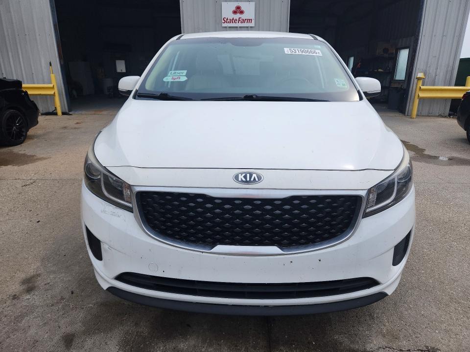 2017 Kia SEDONA VIN KNDMB5C1XH6233079 COPART salvage auction — REAR END, La - Cert Of Title-Salvage, sold $70 on 2026-07-29 (photo 5)