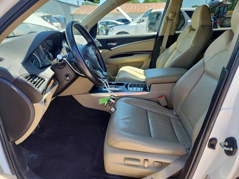 2018 Acura Mdx VIN 5J8YD4H38JL029454 COPART salvage auction — FRONT END, Oh - Cert Of Title-Salvage, sold $6,200 on 2026-07-02 (photo 7)