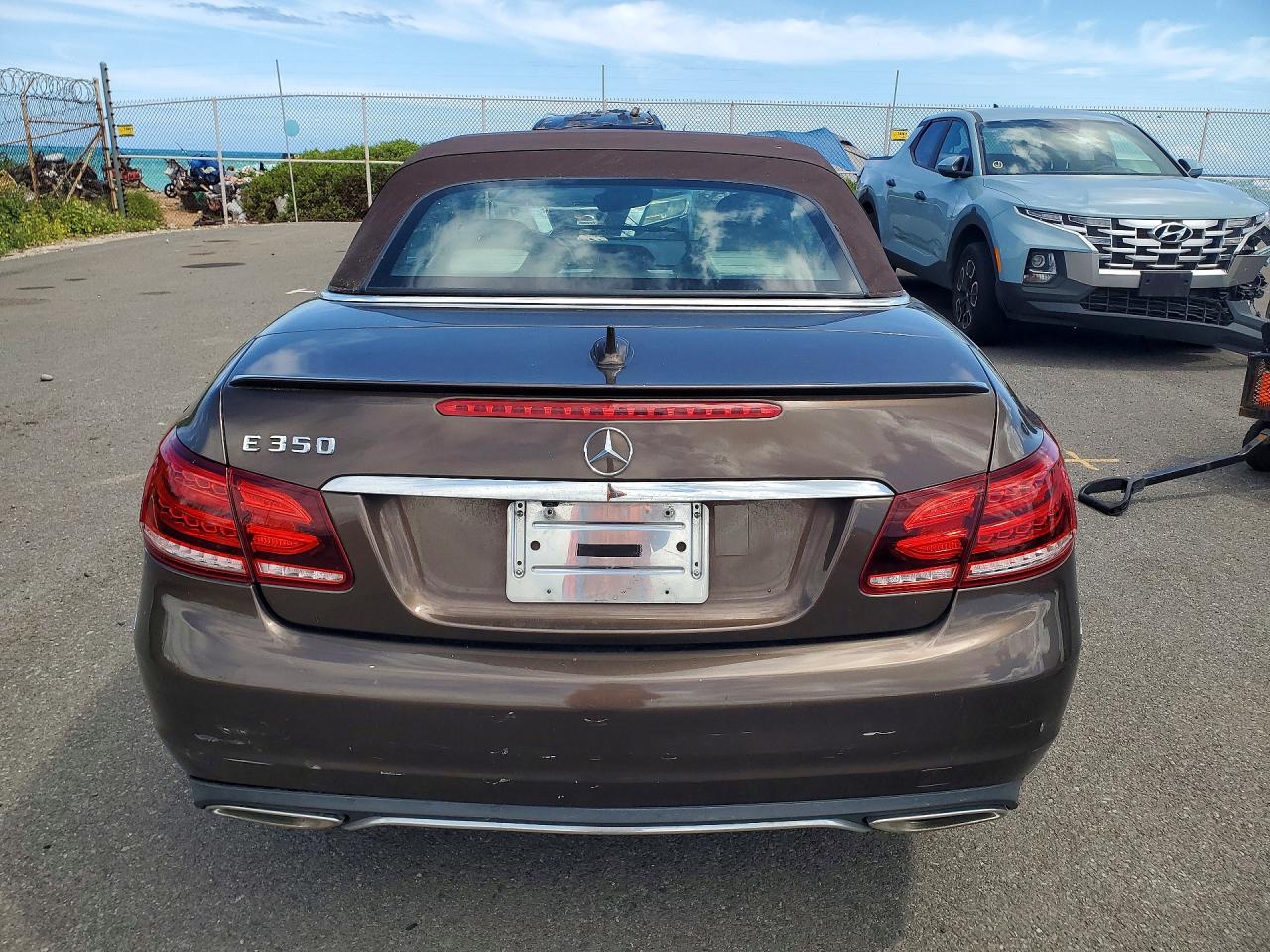 2014 Mercedes-Benz E-Class VIN WDDKK5KF0EF262483 COPART salvage auction — Front End, TX - SALVAGE VEHICLE TITLE, sold $700 on 2026-06-29 (photo 6)