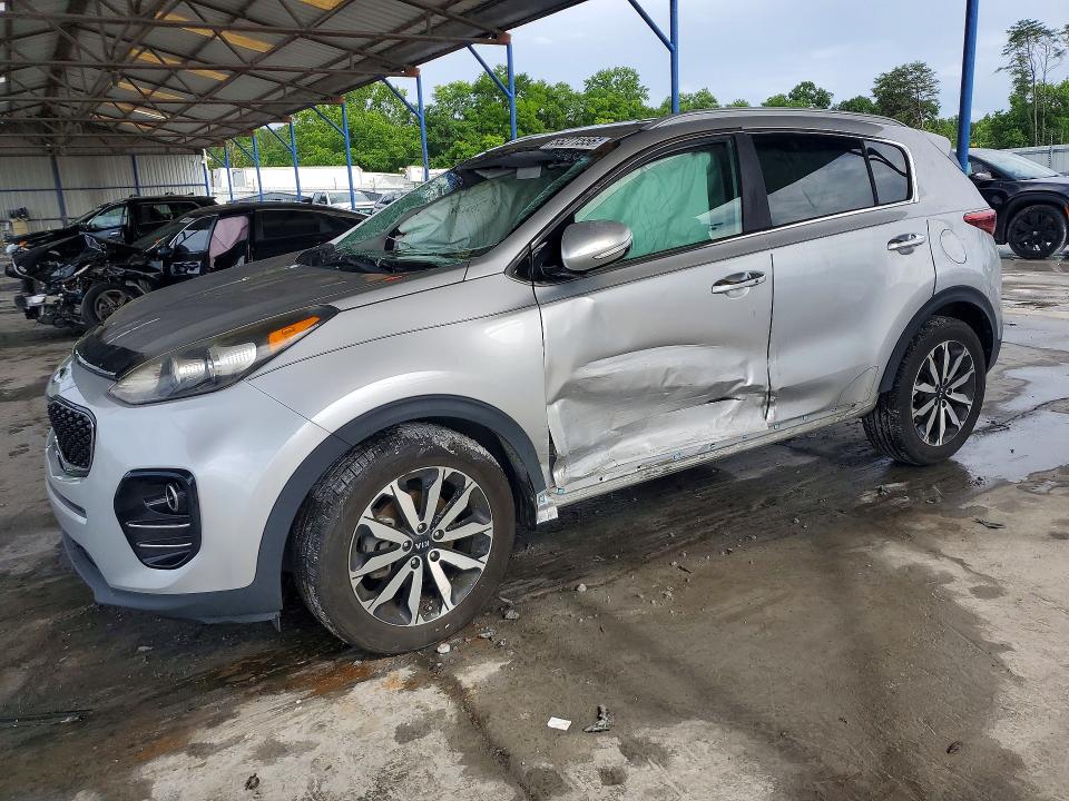2019 Kia Sportage VIN KNDPN3AC6K7555717 COPART salvage auction — ROLLOVER, Ga - Cert Of Title-Salvage, sold $850 on 2026-07-30 (photo 1)