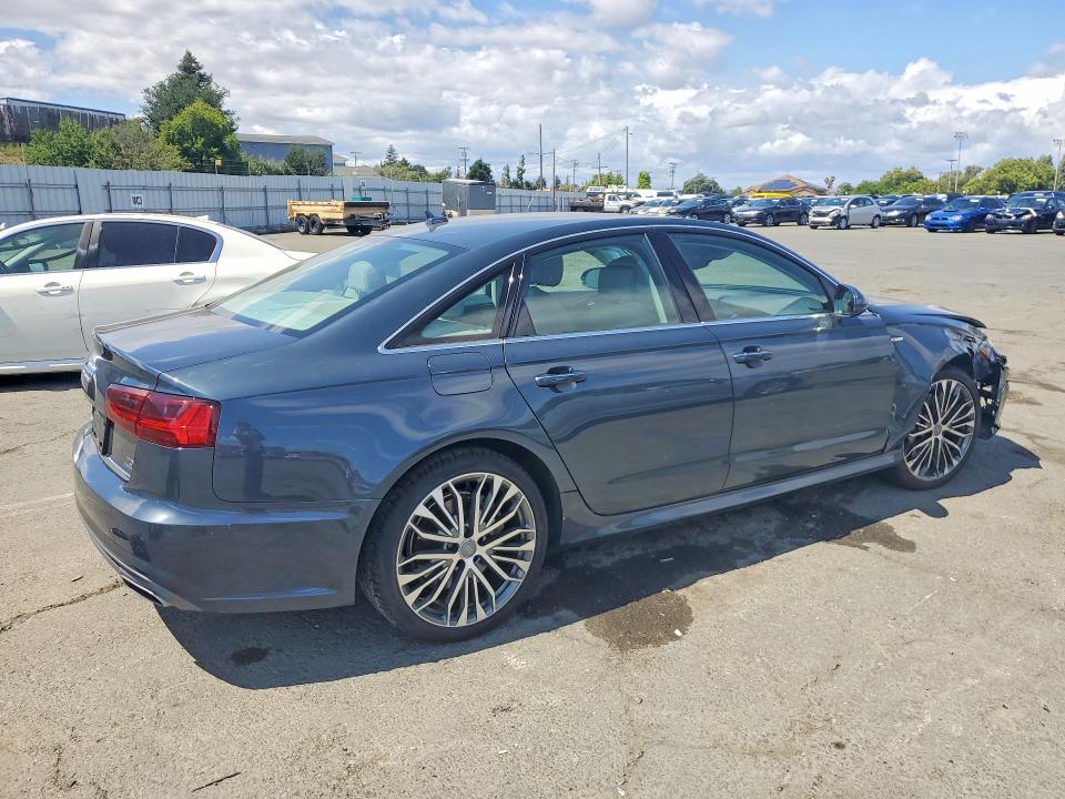 2016 Audi A6 VIN WAUFMAFCXGN081833 COPART salvage auction — FRONT END, Ca - Salvage Certificate, sold $6,500 on 2026-07-31 (photo 3)