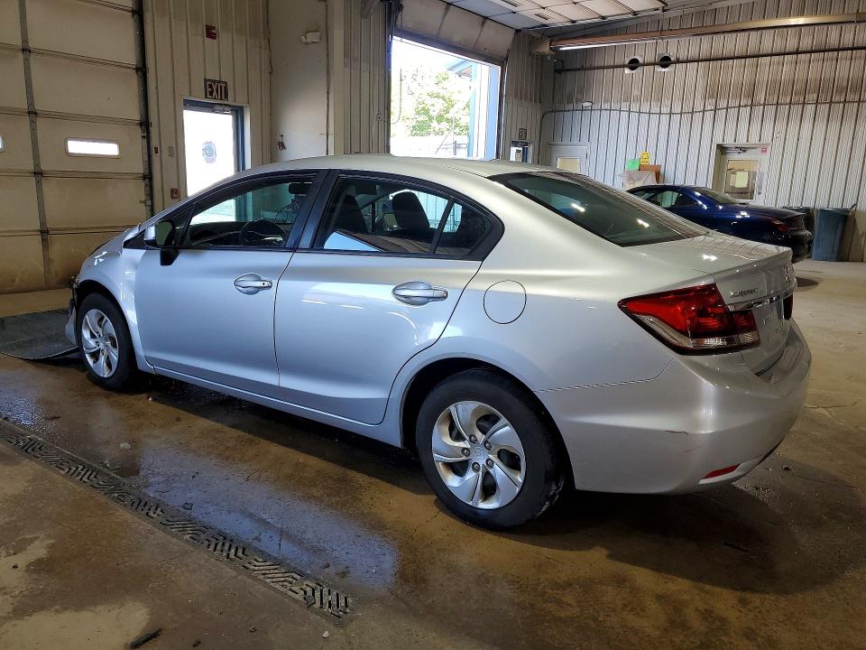 2013 Honda VIN 2HGFB2F50DH581070 COPART salvage auction — FRONT END, Md - Cert Of Salvage > 75% Damage, sold $2,300 on 2026-07-02 (photo 2)