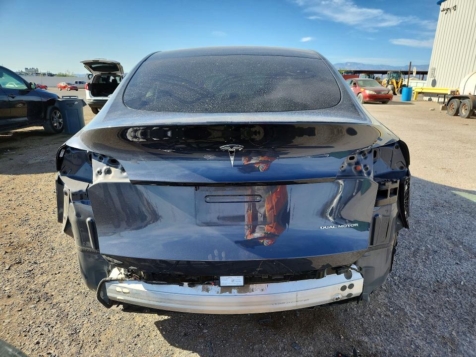2022 Tesla VIN 7SAYGDEE1NA018008 COPART salvage auction — SIDE, Az - Cert Of Title - Salvage, sold $9,100 on 2026-07-17 (photo 6)