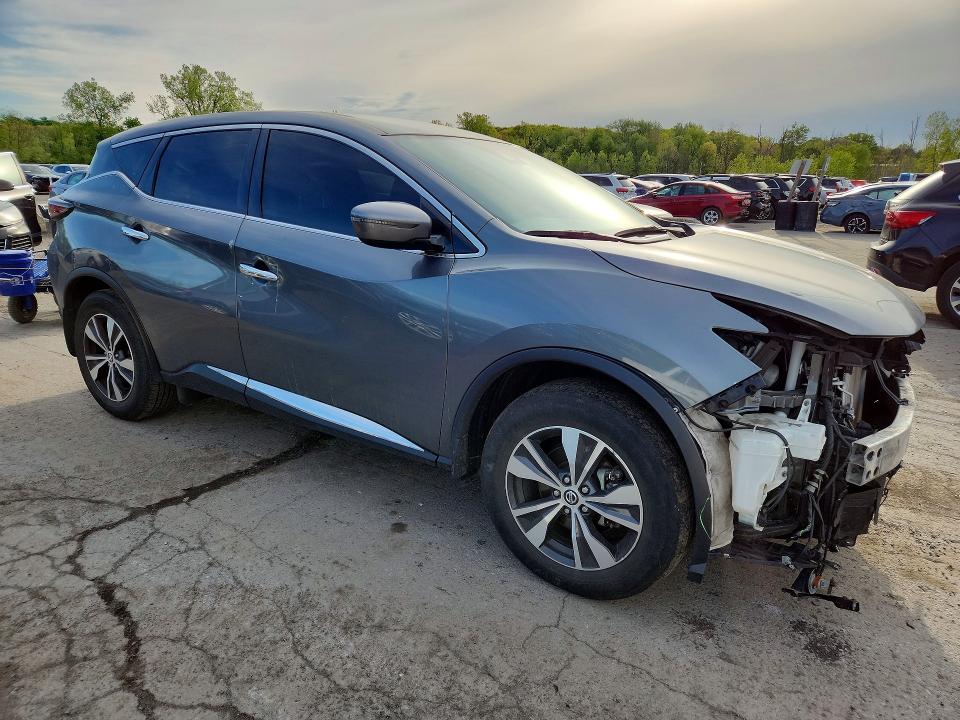 2020 Nissan Murano VIN 5N1AZ2AS4LN162951 COPART salvage auction — FRONT END, Ny - Mv-907A Salvage Certificate, sold $3,650 on 2026-07-09 (photo 4)