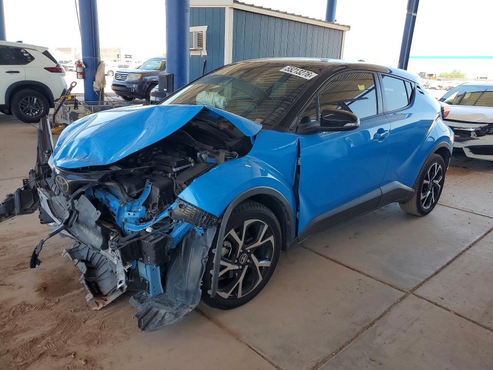 2019 Toyota C-hr VIN JTNKHMBX7K1055282 COPART salvage auction — FRONT END, Az - Cert Of Title - Salvage, sold $2,850 on 2026-07-14 (photo 1)