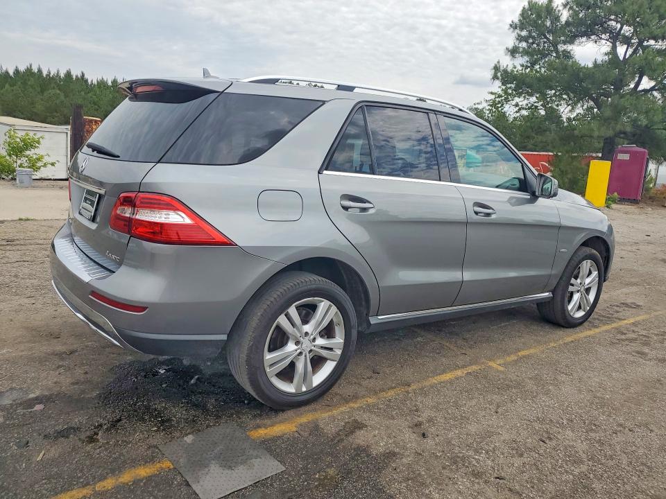 2012 Mercedes-benz M-klasse VIN 4JGDA5HB0CA086048 COPART salvage auction — NORMAL WEAR, Ga - Certificate Of Title, sold $4,150 on 2026-07-10 (photo 3)