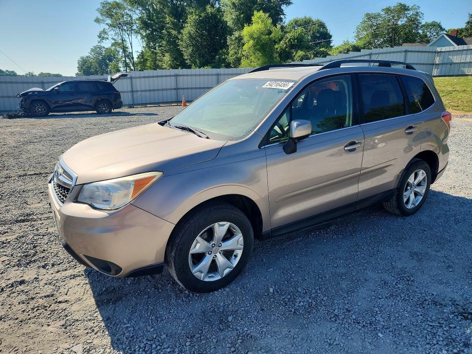 2014 Subaru Forester VIN JF2SJAHC7EH443329 COPART salvage auction — SIDE, Nc - Salvage Certificate Of Title, sold $800 on 2026-07-15 (photo 1)