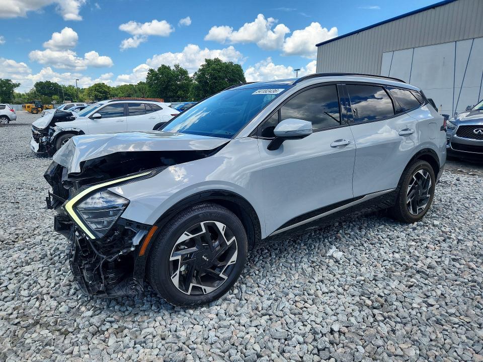 2024 Kia Sportage VIN 5XYK53DFXRG191587 COPART salvage auction — FRONT END, Fl - Cert Of Title Slvg Rebuildable, sold $2,800 on 2026-07-27 (photo 1)