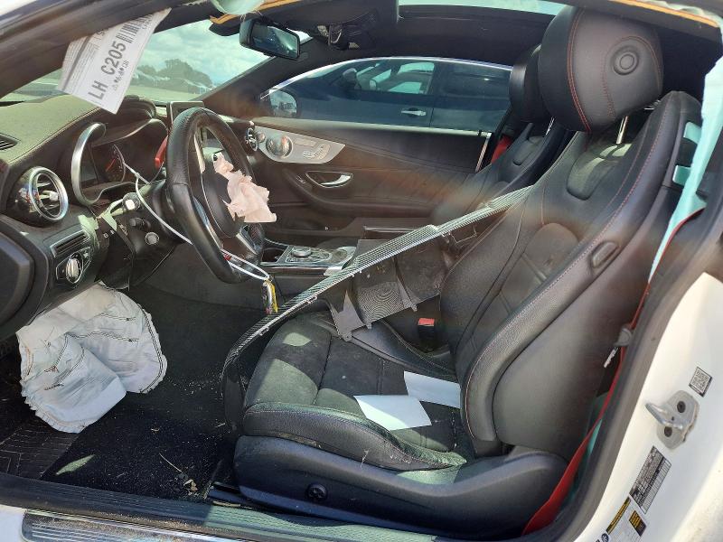 2017 Mercedes-benz C class VIN WDDWJ6EB8HF453110 COPART salvage auction — FRONT END, Ca - Dis/Dlr/Exp Only Clean Title, sold $3,850 on 2026-07-28 (photo 7)