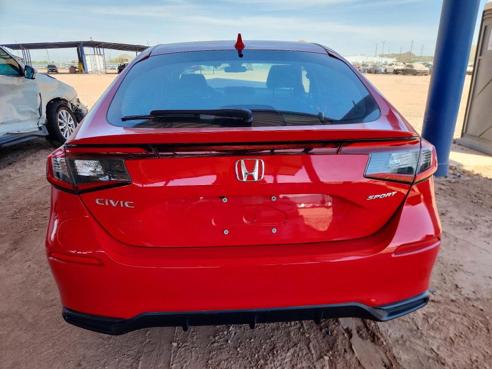 2023 Honda Civic VIN 19XFL2H82PE021389 COPART salvage auction — FRONT END, Az - Cert Of Title - Salvage, sold $6,100 on 2026-07-09 (photo 6)