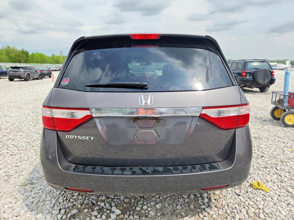 2011 Honda Odyssey VIN 5FNRL5H64BB088687 COPART salvage auction — FRONT END, Mi - Certificate Of Title, sold $1,250 on 2026-07-02 (photo 6)