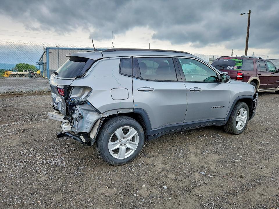 2022 Jeep Compass VIN 3C4NJDBB9NT111455 COPART salvage auction — REAR END, MD - CERT OF SALVAGE > 75% DAMAGE, sold $4,200 on 2026-07-24 (photo 3)