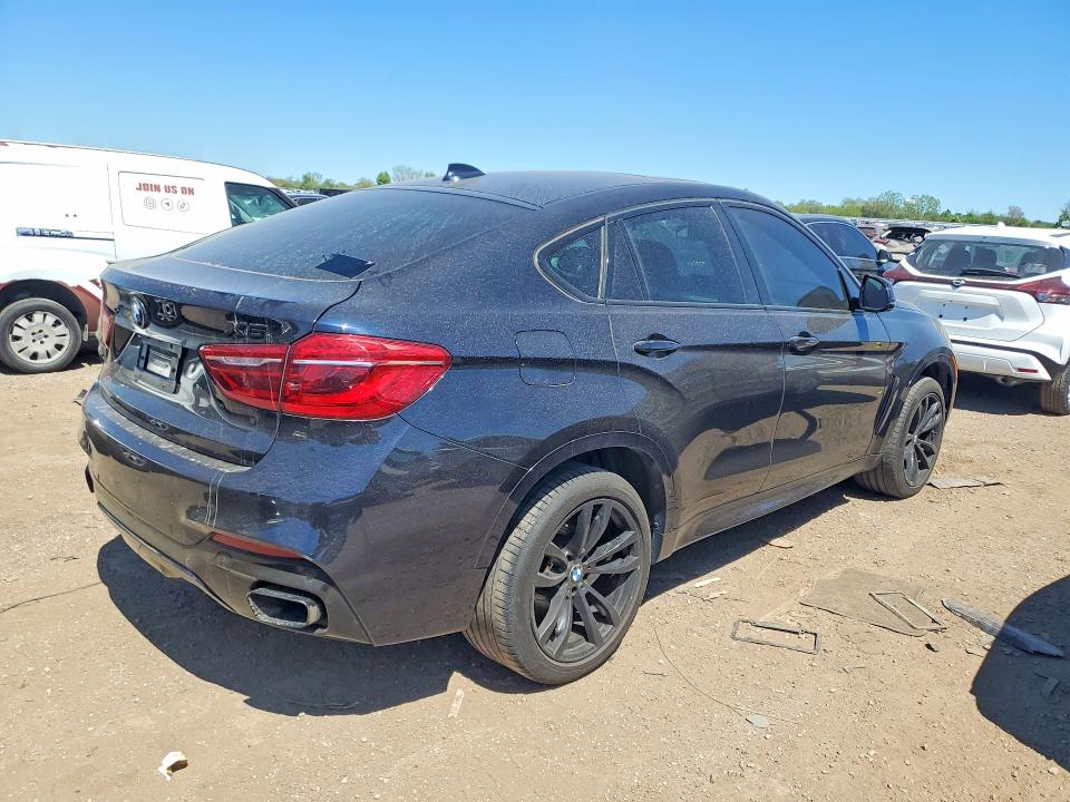 2017 BMW X6 VIN 5UXKU2C32H0U30055 COPART salvage auction — MINOR DENT/SCRATCHES, Il - Certificate Of Title (P), sold $9,700 on 2026-07-09 (photo 3)