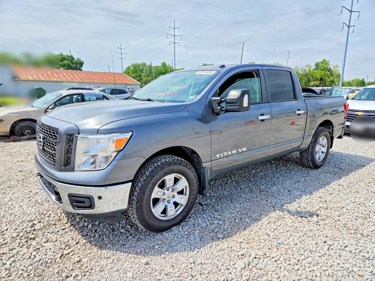 2019 Nissan Titan VIN 1N6AA1E54KN522404 — COPART salvage auction photo