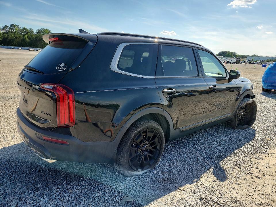 2021 Kia Telluride VIN 5XYP5DHC8MG096224 COPART salvage auction — FRONT END, NC - SALVAGE CERTIFICATE OF TITLE, sold $7,800 on 2026-07-13 (photo 3)