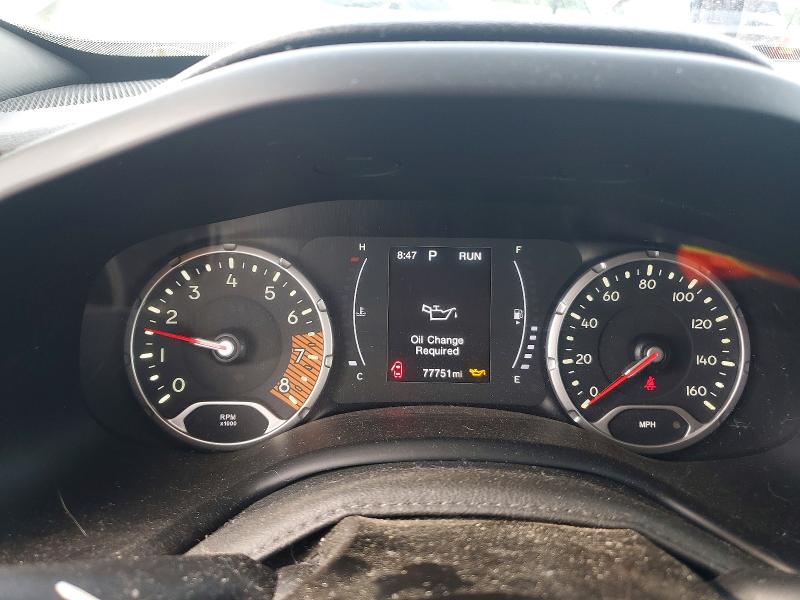 2021 Jeep Renegade VIN ZACNJCAB5MPM45948 COPART salvage auction — HAIL, AR - CERT OF TITLE-SALVAGE, sold $3,650 on 2026-08-17 (photo 9)