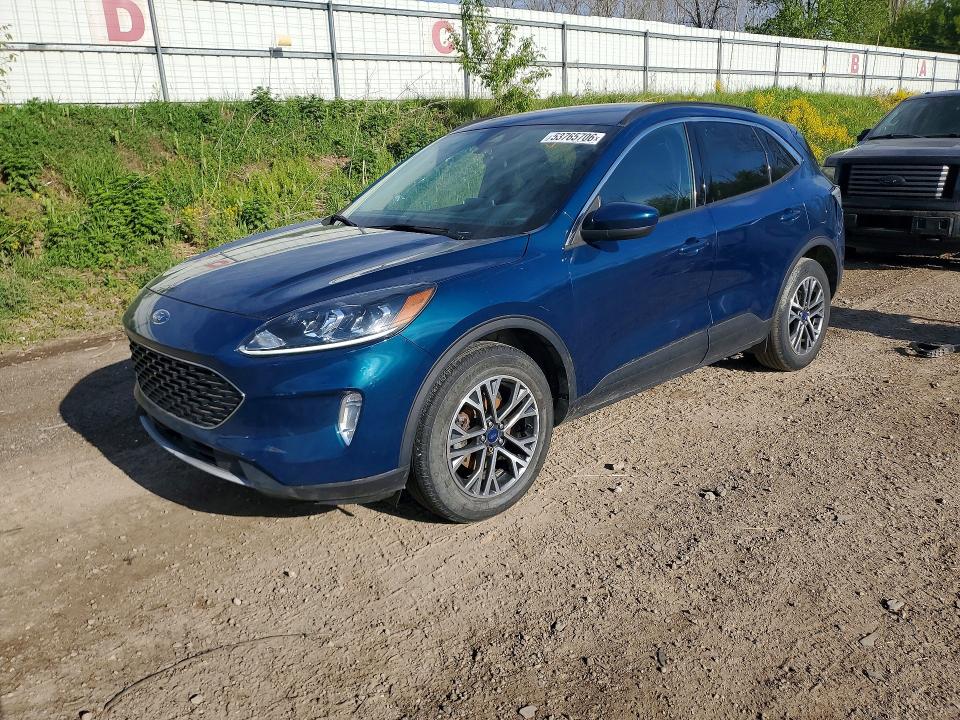 2020 Ford Escape VIN 1FMCU9H61LUB63909 COPART salvage auction — REAR END, Mi - Dealer Only Clean Title, sold $4,250 on 2026-07-22 (photo 1)