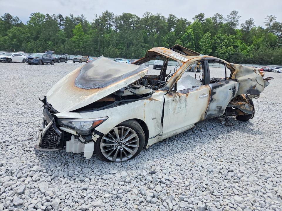 2020 Infiniti Q50 VIN JN1EV7ARXLM250360 COPART salvage auction — BURN, GA - BILL OF SALE - PARTS ONLY, sold $275 on 2026-07-14 (photo 1)
