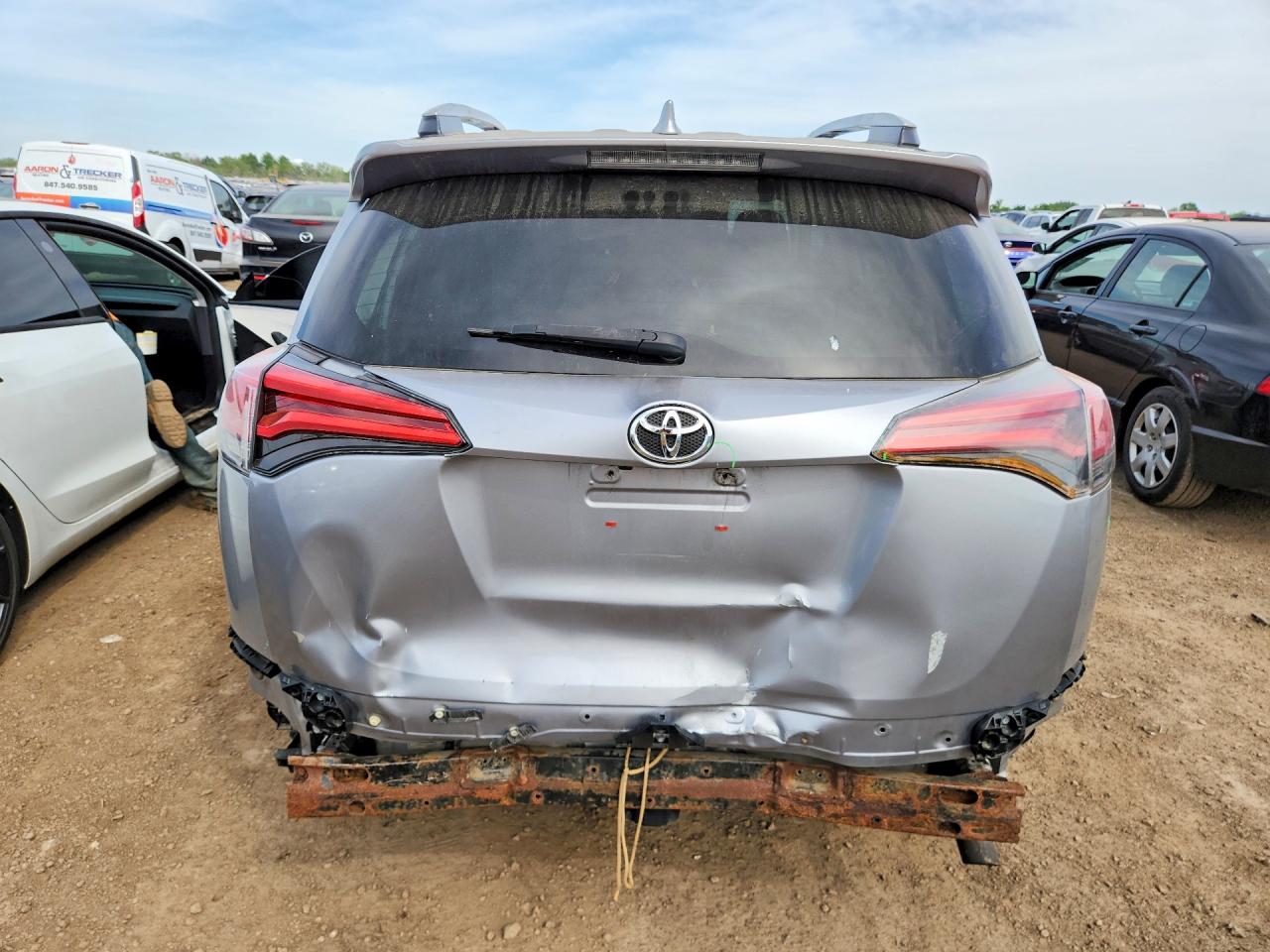 2016 Toyota RAV4 VIN 2T3BFREV8GW447228 COPART salvage auction — Rear End, IL - SALVAGE CERTIFICATE, sold $4,600 on 2026-06-30 (photo 6)