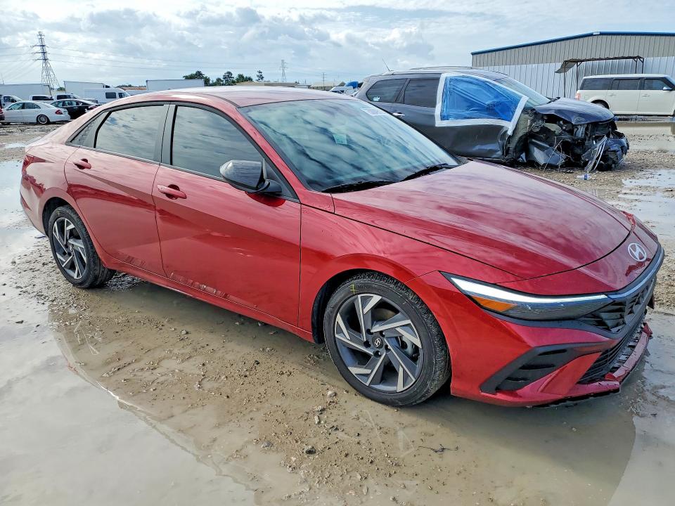 2025 Hyundai Elantra VIN KMHLM4DG3SU085228 COPART salvage auction — FRONT END, Tx - Salvage Vehicle Title, sold $5,900 on 2026-07-07 (photo 4)