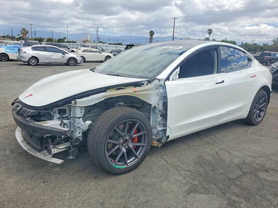 2022 Tesla VIN 5YJ3E1EB1NF274069 COPART salvage auction — FRONT END, Ca - Salvage Certificate, sold $10,200 on 2026-07-20 (photo 1)