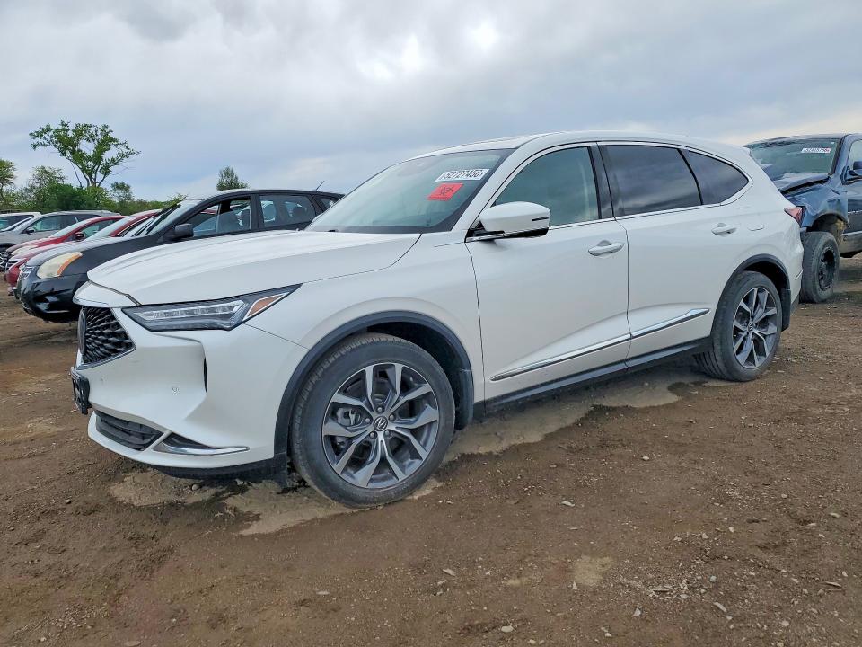 2023 Acura Mdx VIN 5J8YE1H40PL036606 COPART salvage auction — FRONT END, Ia - Cert Of Title-Salvage Title, sold $5,100 on 2026-07-24 (photo 1)