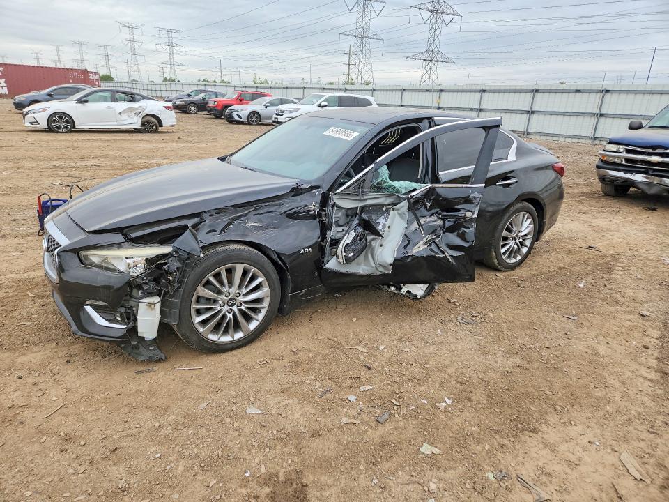 2019 Infiniti VIN JN1EV7AR0KM551265 COPART salvage auction — SIDE, Il - Salvage Certificate, sold $1,350 on 2026-07-07 (photo 1)