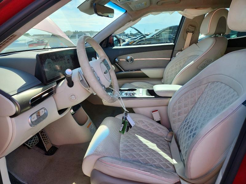 2023 Genesis Gv60 VIN KMUKEDTBXPU015412 COPART salvage auction — SIDE, Tx - Salvage Vehicle Title, sold $12,800 on 2026-07-09 (photo 7)