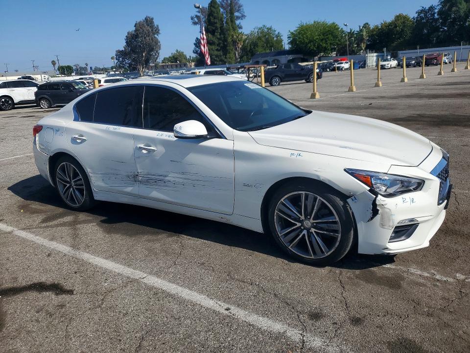 2015 Infiniti VIN JN1BV7AP3FM354050 COPART salvage auction — FRONT END, Ca - Salvage Certificate, sold $2,500 on 2026-07-24 (photo 4)